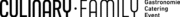 Culinary Family - Logo mit Unterzeile - schwarz auf weiss - RGB