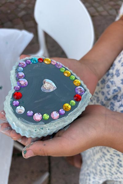 Jaceur Kreativstudio - Herz aus Edelsteinen