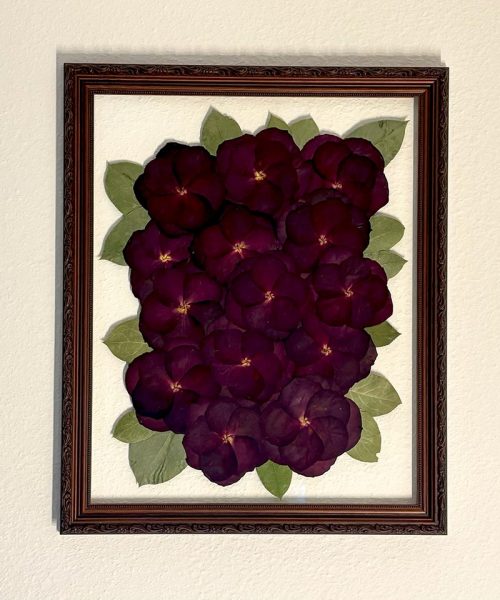 Bloomoria - Bilderrahmen rote Blumen