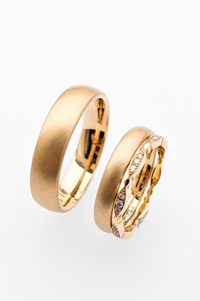 Werkraum Hquadrat - Oval-Gelbgold